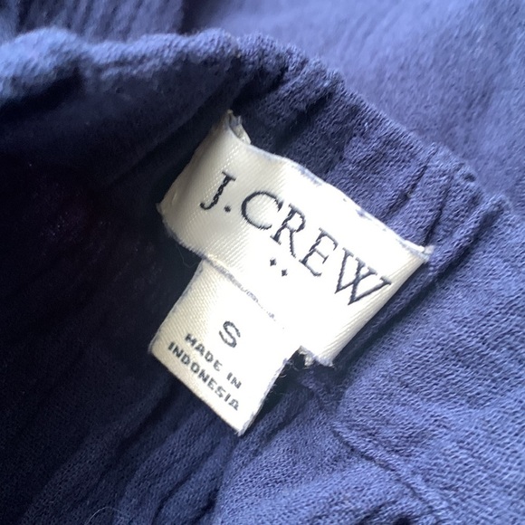 J. Crew Factory Faux Wrap Skirt‎ navy tassels size small bohemian summer - Picture 6 of 10